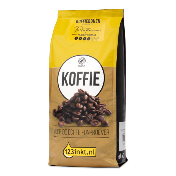 123inkt 123encre Platinum grains de café torréfaction moyenne 1 kg  300972 - 1