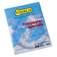 123inkt 123encre Specials papier photo brillant avec structure nervure bois 230 g/m² A4 (10 feuilles)  064178