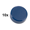 123encre aimants 20 mm (10 pièces) - bleu