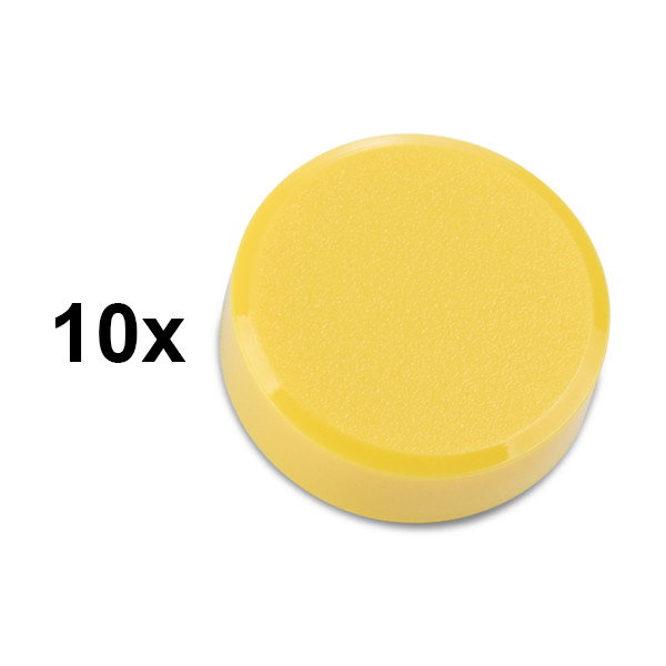 123inkt 123encre aimants 20 mm (10 pièces) - jaune 6162013C 301262 - 1