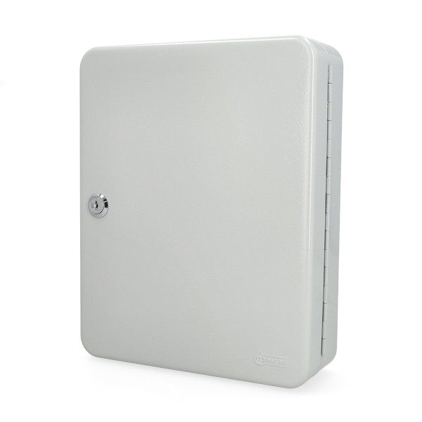 123encre armoire à clés pour 90 clés - gris 302951 - 1