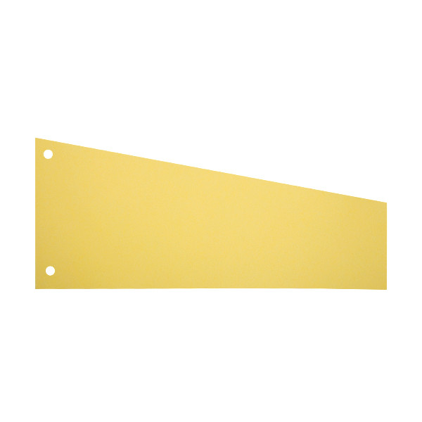 123inkt 123encre bande de séparation trapèze 240 x 105 mm / 60 mm (100 pièces) - jaune 0707007TRC 301770 - 1
