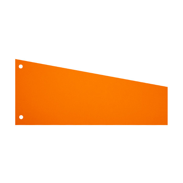 123inkt 123encre bande de séparation trapèze 240 x 105 mm / 60 mm (100 pièces) - orange 0707006TRC 301767 - 1