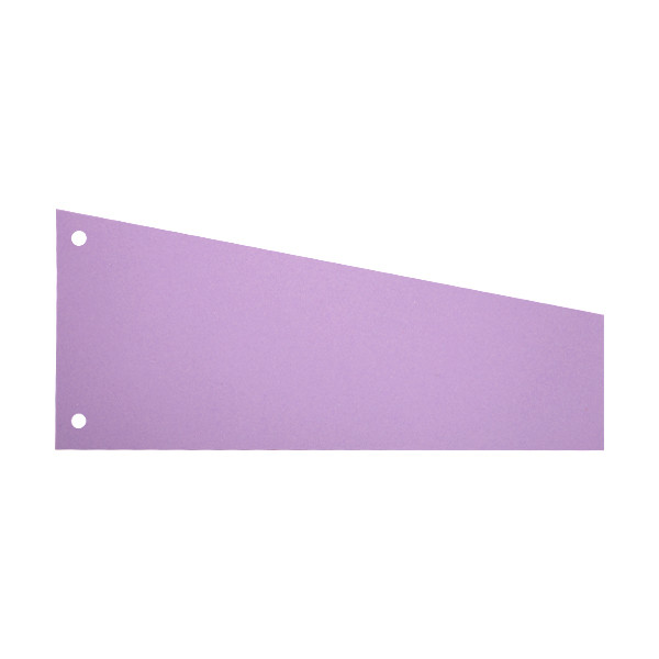 123inkt 123encre bande de séparation trapèze 240 x 105 mm / 60 mm (100 pièces) - violet  301763 - 1