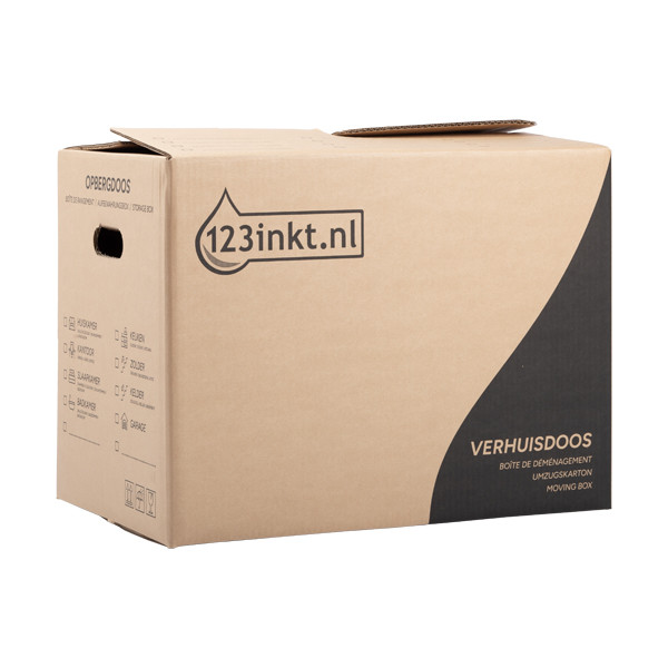 123inkt 123encre boîtes de déménagement à double fond (5 pièces) - marron RD-351125-5C 301613 - 1