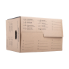 123inkt 123encre boîtes de déménagement à double fond (5 pièces) - marron RD-351125-5C 301613 - 4