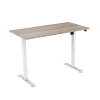 123encre bureau assis-debout électrique piètement blanc plateau Robson 160 x 80 cm (1 moteur) 302657 - 1