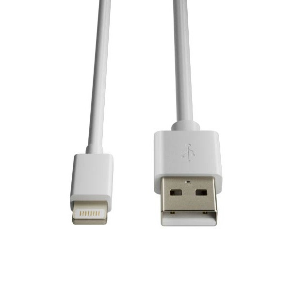 123inkt 123encre câble de charge Lightning (2 mètres) - blanc 3994350007C MD819ZM/AC 302266 - 1