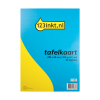 123encre carte de table 210 x 59 mm (50 cartes) - blanc