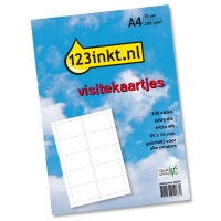 123encre cartes de visite (25 feuilles = 250 cartes)