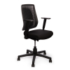 123encre chaise de bureau ergonomique - noir
