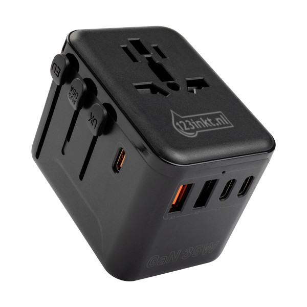 123inkt 123encre chargeur/adapteur de voyage 35 W avec 2 ports USB-A et 3 ports USB-C  390043 - 1