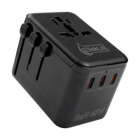 123inkt 123encre chargeur/adapteur de voyage 45 W avec 1 port USB-A + 3 ports USB-C  390044