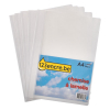 123encre chemise à lamelle A4 (5 pièces) - blanc 300453 - 1