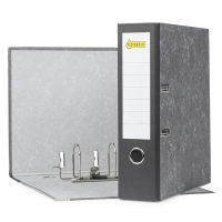 123encre classeur A4 carton 80 mm - noir marbré