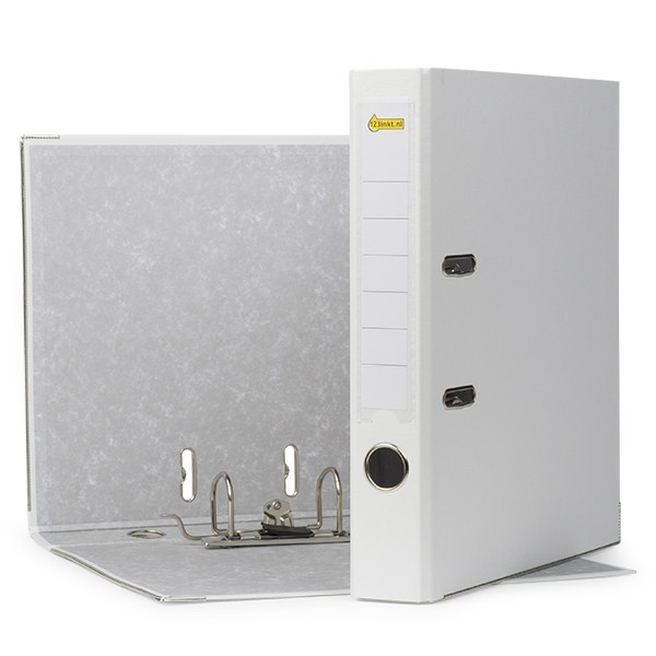 123encre classeur A4 en plastique 50 mm - blanc 300173 - 1