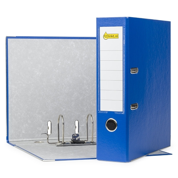 123encre classeur A4 polypropylène 80 mm - bleu 300107 - 1