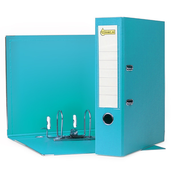 123encre classeur A4 polypropylène 80 mm - turquoise 300520 - 1
