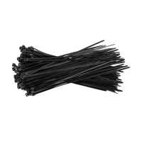 123inkt 123encre collier de serrage 200 x 3,6 mm (100 pièces) - noir 0990260C 301938