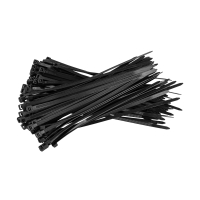 123inkt 123encre collier de serrage 200 x 4,8 mm (100 pièces) - noir 0990261C 301939