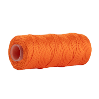 123encre cordeau de maçon sur bobine (1,1 mm x 50m) - orange 303043
