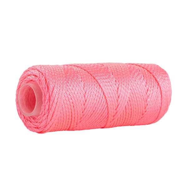 123encre cordeau de maçon sur bobine (1,1 mm x 50m) - rose fluo 303047 - 1