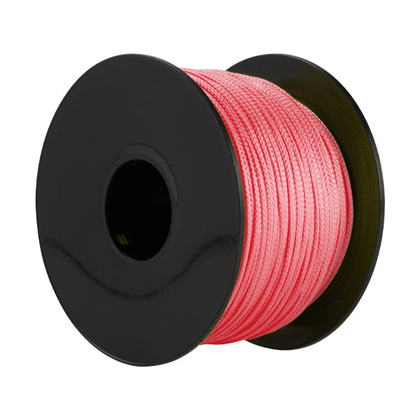 123encre cordeau de maçon sur bobine (2 mm x 100m) - rose fluo 303051 - 1