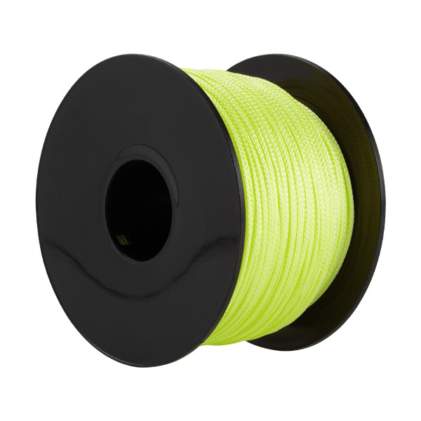 123encre cordeau de maçon sur bobine (2 mm x 100m) - vert fluo 303050 - 1