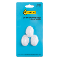123encre crochet adhésif 1 kg (3 pièces) - blanc