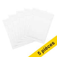 123inkt 123encre enveloppe à bulles 120 x 175 mm - A11 autocollant (5 pièces) - blanc RD-306611-5C 300700