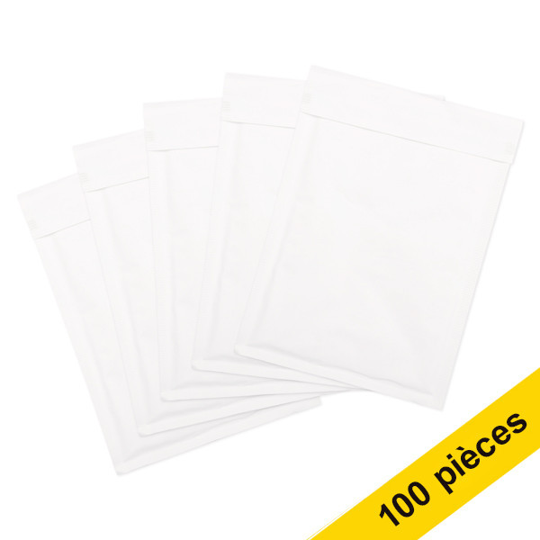 123inkt 123encre enveloppe à bulles 200 x 275 mm - D14 autocollant (100 pièces) - blanc 306614C 300709 - 1