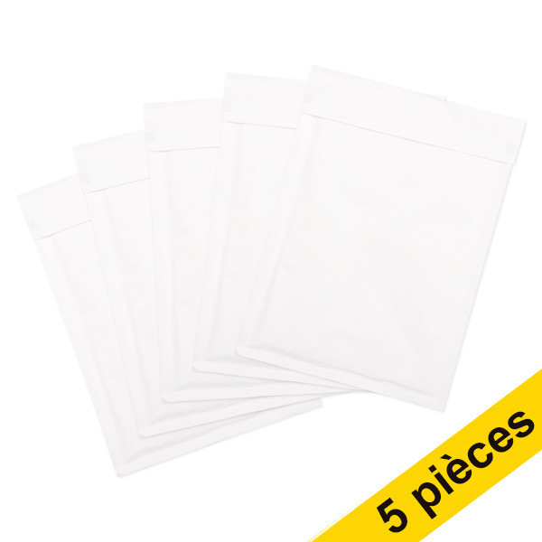 123inkt 123encre enveloppe à bulles 200 x 275 mm - D14 autocollant (5 pièces) - blanc 306614-5C 300708 - 1