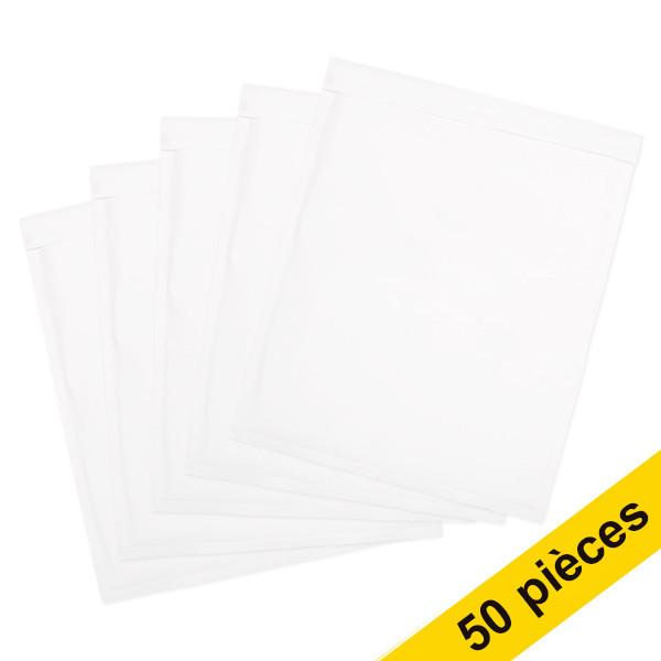 123inkt 123encre enveloppe à bulles 420 x 480 mm - L21 autocollant (50 pièces) - blanc  300722 - 1