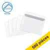 123encre enveloppe 114 x 162 mm - C6 patte gommée (500 pièces) - blanc
