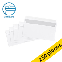 123encre enveloppe administrative 110 x 220 mm - EA5/6 auto-adhésif (250 pièces) - blanc 302776