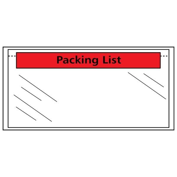 123inkt 123encre enveloppe de liste de colisage 225 x 122 mm - DL autoadhésive (1000 pièces) 310301C 300786 - 1