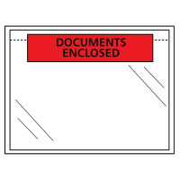 123inkt 123encre enveloppe de liste de colisage documents enclosed 165 x 122 mm - A6 auto-adhésive (100 pièces) RD-310102-100C 300769