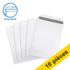 123encre enveloppe pochette 162 x 229 mm - C5 patte autocollant (10 pièces) - blanc