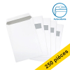 123encre enveloppe pochette 229 x 324 mm - C4 fenêtre à droite patte autocollante (250 pièces) - blanc