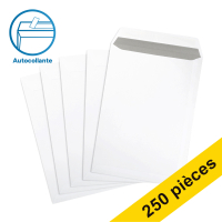 123inkt 123encre enveloppe pochette 229 x 324 mm - C4 patte autocollante (250 pièces) - blanc 123-303580 209078 303580C 300944