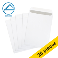 123inkt 123encre enveloppe pochette 229 x 324 mm - C4 patte gommée (25 pièces) - blanc 123-203080-25 203080-25C 209072 300940