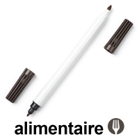 123inkt 123encre feutre à encre alimentaire - marron  199016
