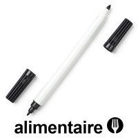 123inkt 123encre feutre à encre alimentaire - noir  199010