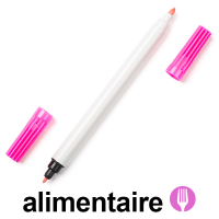 123inkt 123encre feutre à encre alimentaire - rose  199020