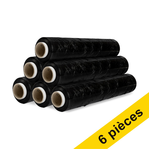 123inkt 123encre film d'emballage manuel 50 cm x 300 m (6 pièces) - noir 005.0800 302635 - 1