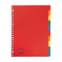 123encre intercalaires colorés en carton A4 avec 10 onglets (23 trous) 302468