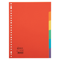 123encre intercalaires colorés en carton A4 avec 6 onglets (23 trous) 300531