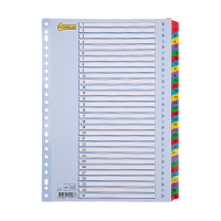 123encre intercalaires en carton A4 avec 31 onglets (23 trous) 301623