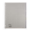 123encre intercalaires en plastique A4+ extra larges avec 20 onglets (23 trous)
