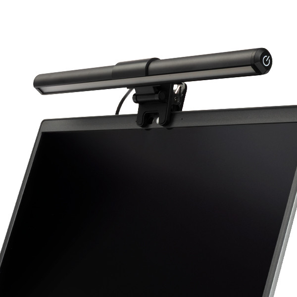 123inkt 123encre lampe pour écran PC avec pince (31 cm) - noir  390032 - 3
